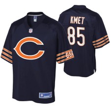 Men Chicago Bears Cole Kmet Team Icon Navy Jersey