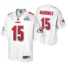 Patrick Mahomes Kansas City Chiefs White Super Bowl LIV Champions Jersey