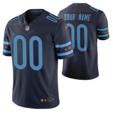 Chicago Bears Custom Men Navy City Edition Vapor Limited Jersey