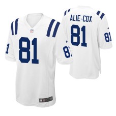 Men Indianapolis Colts #81 Mo Alie-Cox White Nike Game Jersey