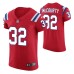 New England Patriots No. 32 Devin McCourty Vapor Elite Red Jersey