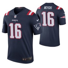 New England Patriots Jakobi Meyers Men Navy Color Rush Legend Jersey