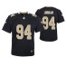 Youth New Orleans Saints #94 Cameron Jordan Black Nike Team Color Game Jersey