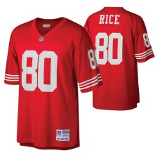 Men San Francisco 49ers Jerry Rice Scarlet Legacy Replica Jersey