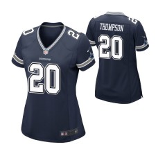 Dallas Cowboys #20 Darian Thompson Game Women Jersey Navy