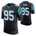 Panthers Derrick Brown 2020 NFL Draft Black Jersey 100th Season Vapor Limited