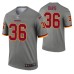 Men Sean Davis Washington Redskins Jersey Gray Inverted Legend