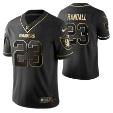 Las Vegas Raiders #23 Damarious Randall Golden Edition Black Vapor Limited Jersey