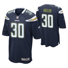 Men Los Angeles Chargers #30 Austin Ekeler Navy Nike Game Jersey