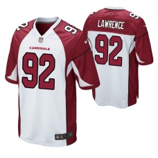 Arizona Cardinals Rashard Lawrence #92 White Game Jersey