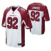 Arizona Cardinals Rashard Lawrence #92 White Game Jersey