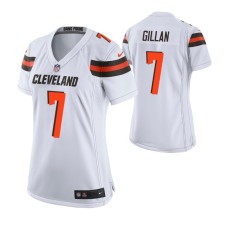 Jamie Gillan Cleveland Browns Game Jersey White