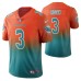 Miami Dolphins Josh Rosen Men Aqua Color Crash Gradient Jersey