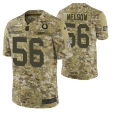 Indianapolis Colts #56 Quenton Nelson Camo Limited 2018 Salute to Service Jersey Men