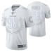 Chicago Bears #98 Bilal Nichols Vapor Limited White Platinum Jersey