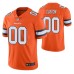 Men Denver Broncos #00 Custom Orange Nike color rush Limited Jersey