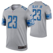 Men Darius Slay Detroit Lions Jersey Gray Inverted Legend Edition