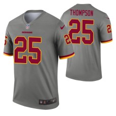 Men Chris Thompson Washington Redskins Jersey Gray Inverted Legend Edition