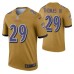 Men Earl Thomas III Baltimore Ravens Jersey Gold Inverted Legend Edition