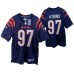 Cincinnati Bengals #97 Geno Atkins Game Navy Jersey