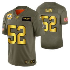 NFL 100th Season Green Bay Packers Rashan Gary Men 2019 Salute to Service Jersey