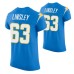 Los Angeles Chargers Corey Linsley #63 Nike Blue Vapor Elite Jersey