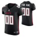 Men Atlanta Falcons Custom Vapor Elite Black Jersey