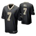 Men New Orleans Saints #7 Taysom Hill Black Nike Game Jersey