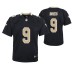 Youth New Orleans Saints #9 Drew Brees Black Nike Team Color Game Jersey