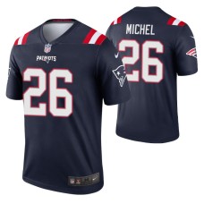 Men Sony Michel #26 New England Patriots Navy Legend Jersey