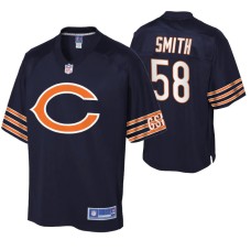 Men Chicago Bears Roquan Smith Team Icon Navy Jersey