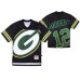 Green Bay Packers #12 Aaron Rodgers Big Face Black Jersey