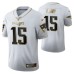 New England Patriots N'Keal Harry 100th Season Jersey White Vapor Limited Golden Edition