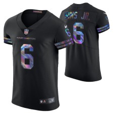 Washington Football Team Steven Sims Jr. #6 Vapor Elite Black Jersey