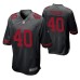 San Francisco 49ers Jamar Taylor Game #40 Black Jersey