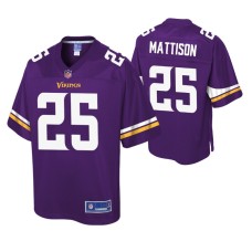 Minnesota Vikings Alexander Mattison Purple Pro Line Player Jersey