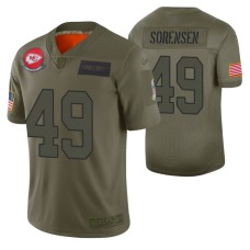 Daniel Sorensen Kansas City Chiefs Camo 2019 Salute to Service Limited Jersey