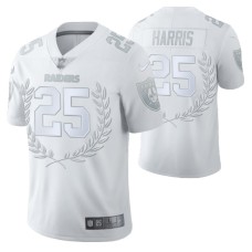 Las Vegas Raiders #25 Erik Harris Vapor Limited White Platinum Jersey