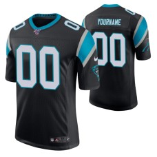 Panthers Custom 2020 NFL Draft Black Jersey 100th Season Vapor Limited