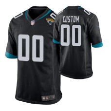 Men Carolina Panthers #00 Custom Black Nike Game Jersey