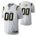 Men Los Angeles Chargers Custom Golden Limited White Jersey