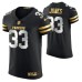 Green Bay Packers Aaron Jones #33 Golden Edition Black Elite Jersey