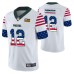 Green Bay Packers Aaron Rodgers White Independence Day Vapor Limited Jersey