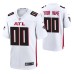 Custom Atlanta Falcons White Game Jersey Men