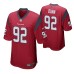 2019 Brandon Dunn Houston Texans Game Jersey Red