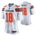 Men Cleveland Browns #18 Damion Ratley White Nike Game Jersey