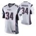 Men New England Patriots #34 Rex Burkhead White Nike Game Jersey