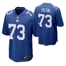 New York Giants Zach Fulton #73 Royal Game Jersey