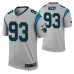 Men Gerald McCoy Carolina Panthers Jersey Silver Inverted Legend Edition