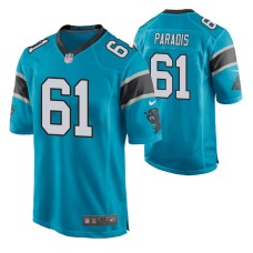 Matt Paradis Carolina Panthers Game Jersey blue